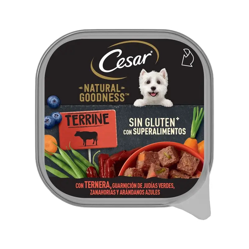 Cesar Natural Muiltipack Bœuf 16X100Gr
