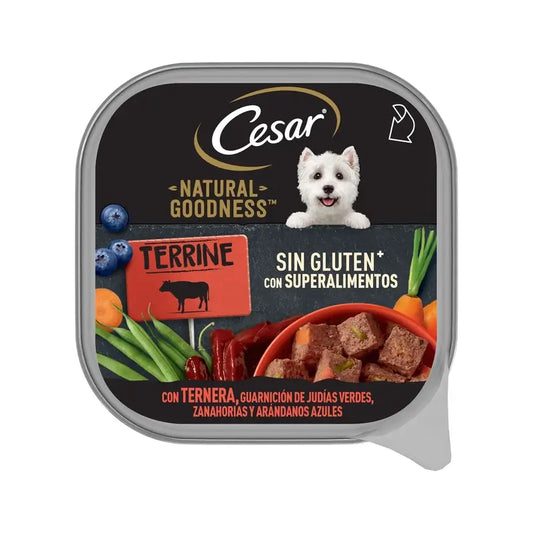 Cesar Natural Muiltipack Bœuf 16X100Gr
