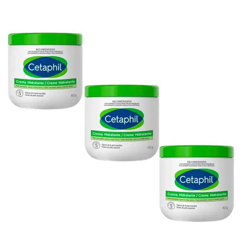 Cetaphil Triplo Cetaphil Crème Hydratante , 3 X 453 Gr