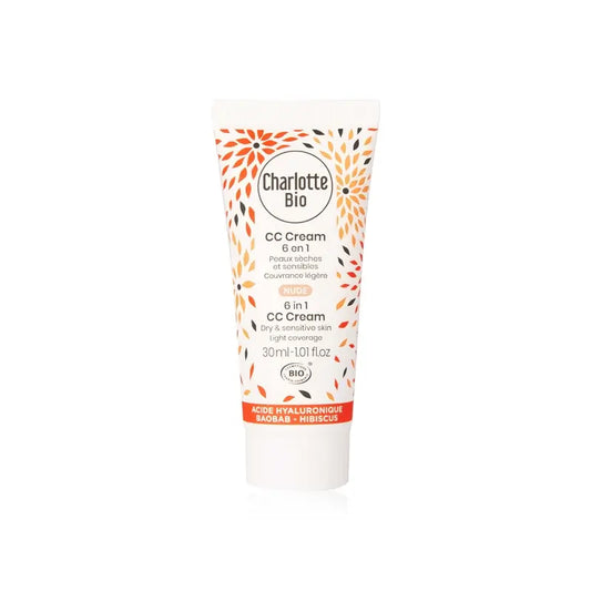 Charlotte Bio Cc Cream Nude 6 In 1 - Anti-âge - Peau sèche 30 Ml
