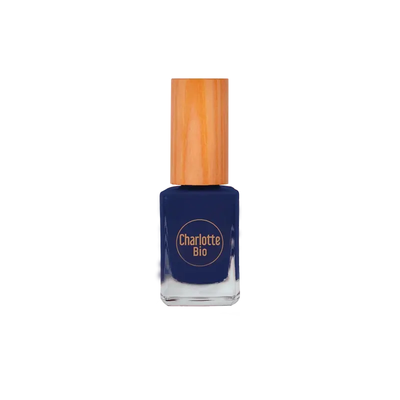 Charlotte Bio Vernis à ongles bleu foncé 10 ml