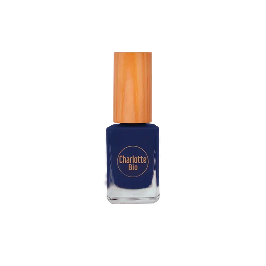 Charlotte Bio Vernis à ongles bleu foncé 10 ml