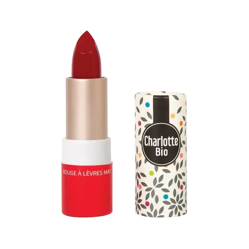 Charlotte Bio Rouge à lèvres Matte Passion Red 3,5 G