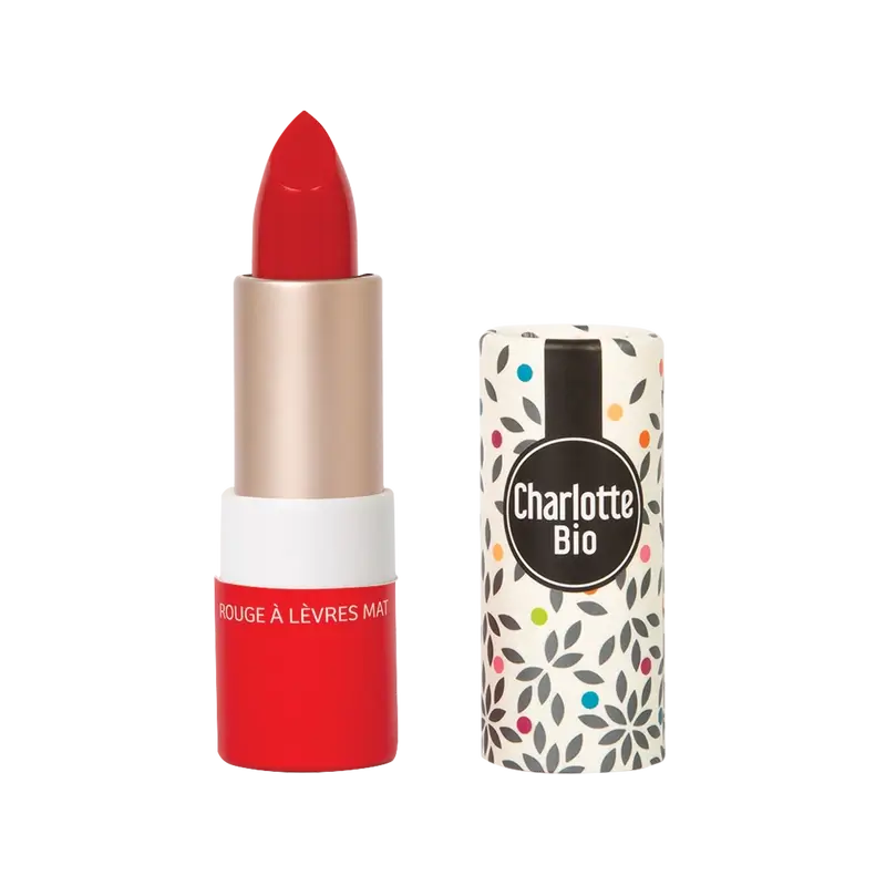 Charlotte Bio Matte Lipstick The Real Red 3,5 G