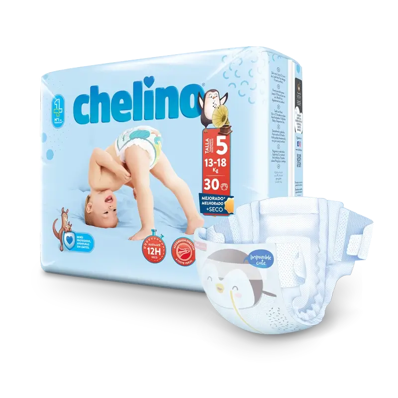 Couche Chelino Taille 5 (13-18 Kg) , 30 unités