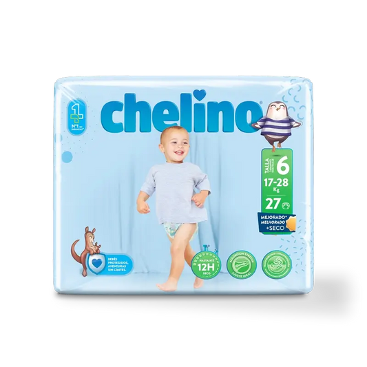 Chelino Nappy Size 6 (17-28 Kg) , 27 units
