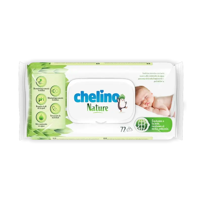 Chelino Nature Infant Wipes , 72 unités