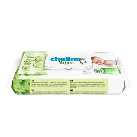 Chelino Nature Infant Wipes , 72 unités