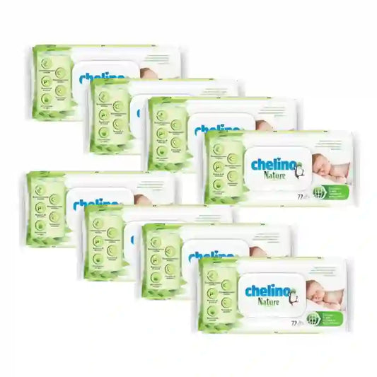 Chelino Nature Baby Wipes , 8X72 unités