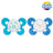 Chicco Sucette Physio Comfort Silicone Bleu 6-16M 2 pièces assorties