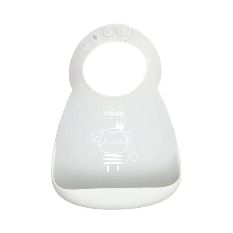 Bavoir en silicone Chicco