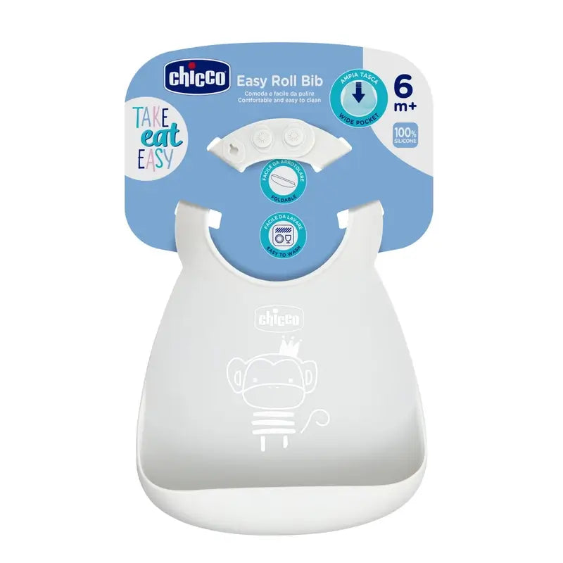 Bavoir en silicone Chicco