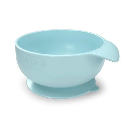 Chicco Take Eat Easy Bowl With Suction Cup Silicone Blue 6M+