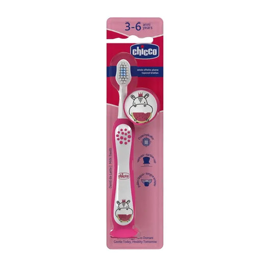 Brosse à dents Chicco Hipo Pink 3-6Y