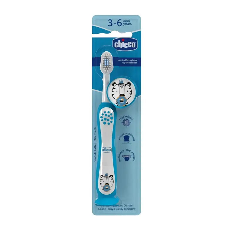 Brosse à dents Chicco Tiger Blue 3-6Y