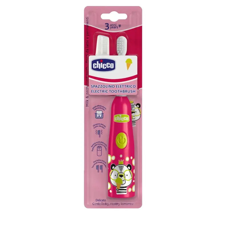 Brosse à dents électrique Chicco Panda Pink 3 ans et plus