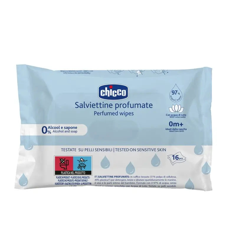 Pack de lingettes Chicco 16 unités