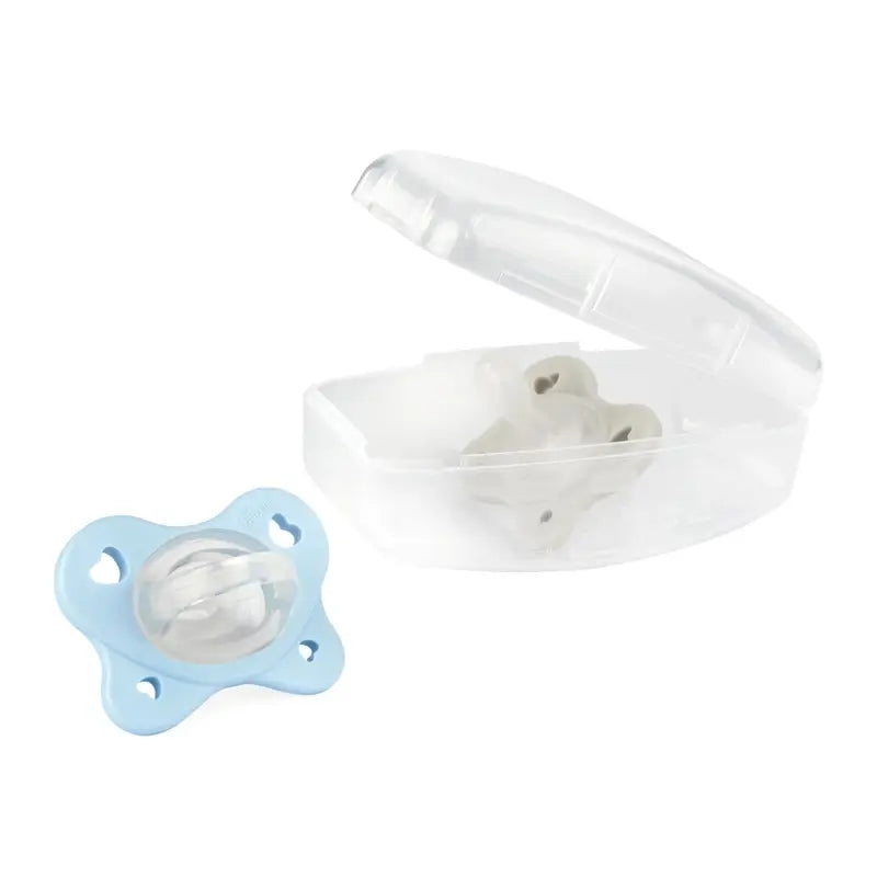 Chicco Physioforma Sucette en Silicone Douce Bleue 2-6M 2 Unités