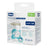 Chicco Physioform Sucette en Silicone Douce Bleue 6-16M 2 Unités