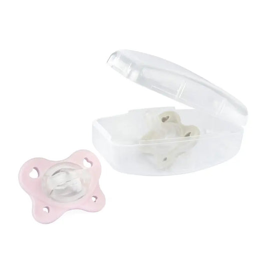 Chicco Physioforma Sucette en Silicone Douce Rose 2-6M 2 Unités