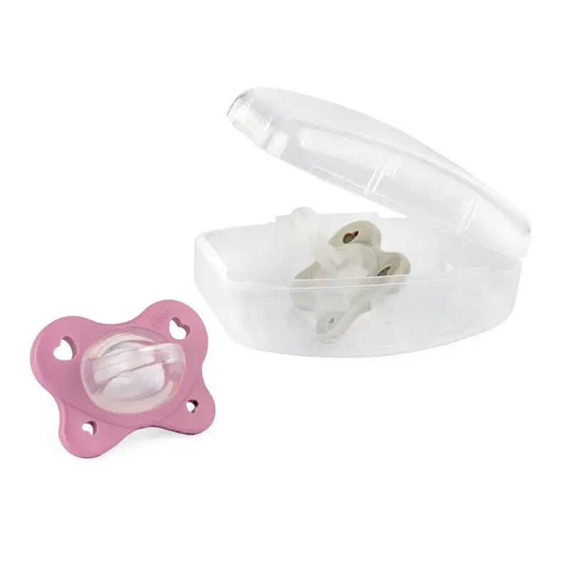 Chicco Physioforma Sucette en Silicone Douce Rose 6-16M 2 Unités