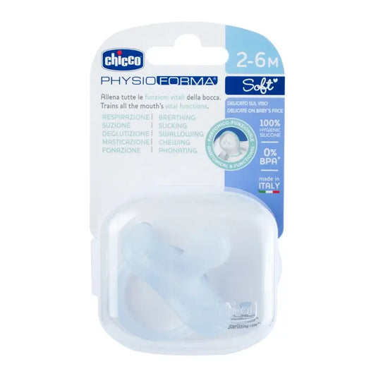 Chicco Sucette Physioforma Soft Blue 2-6M 1 Unité