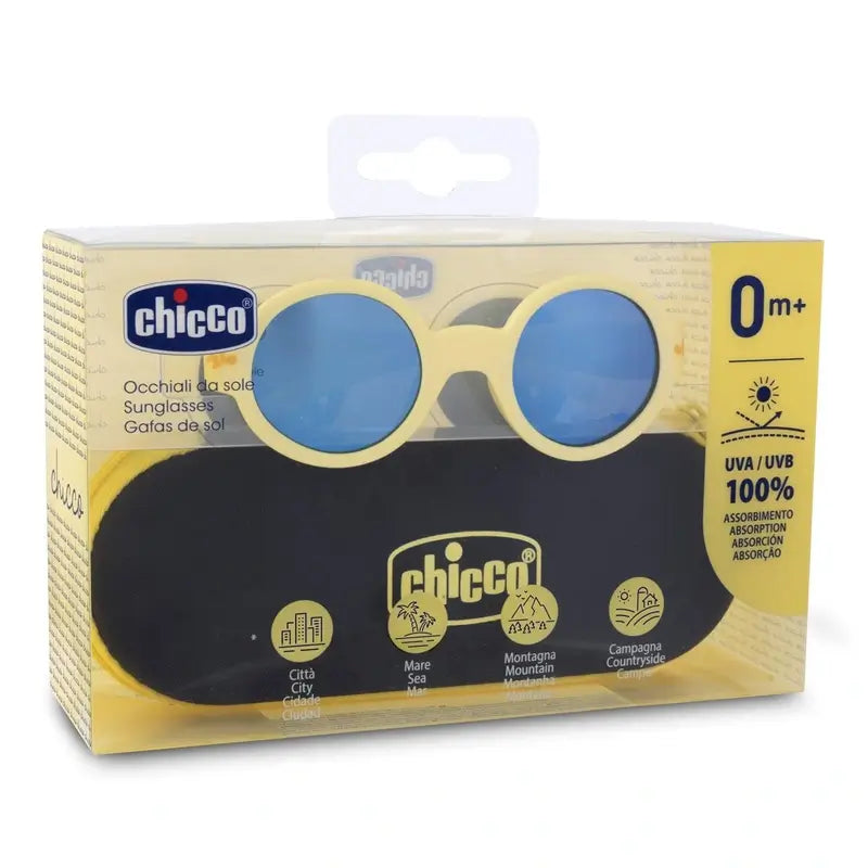 Lunettes de soleil Chicco Verres miroirs Jaune 0M+ , 1 pièce