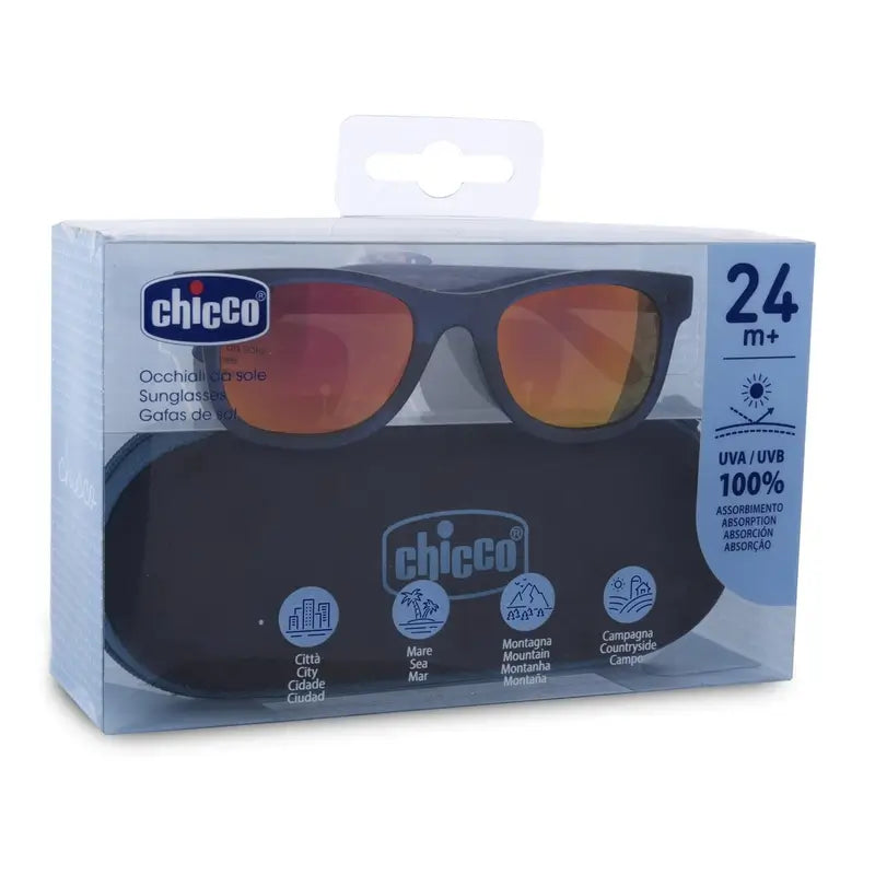 Lunettes de soleil Chicco Verres miroirs Bleu 24M+ , 1 pièce