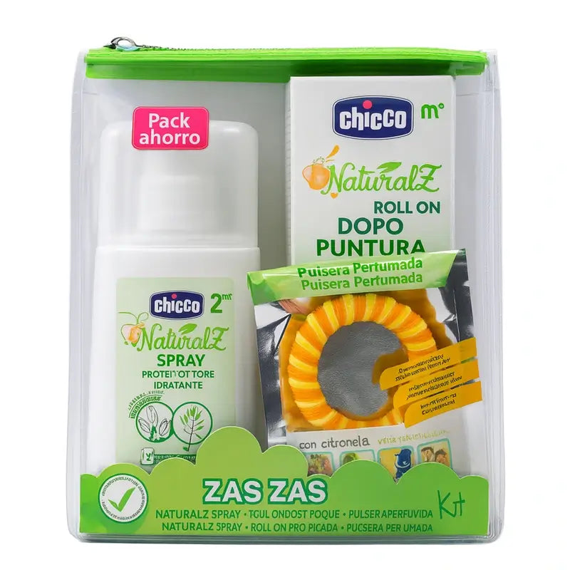 Chicco Naturalz Pack de protections de voyage Zas-Zas Chicco