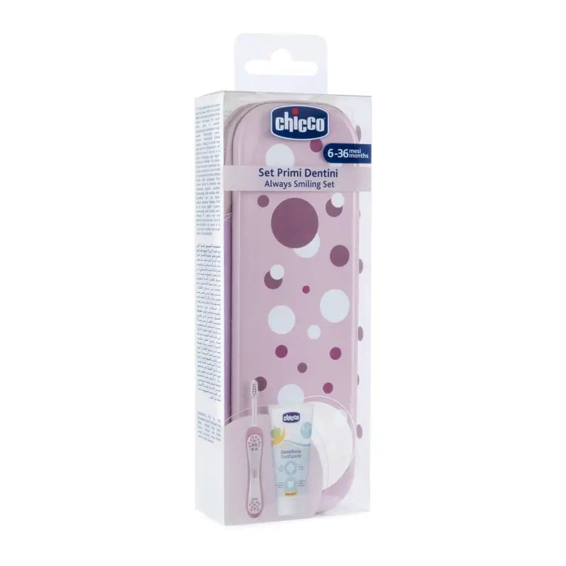 Chicco Kit dentaire rose 6M+
