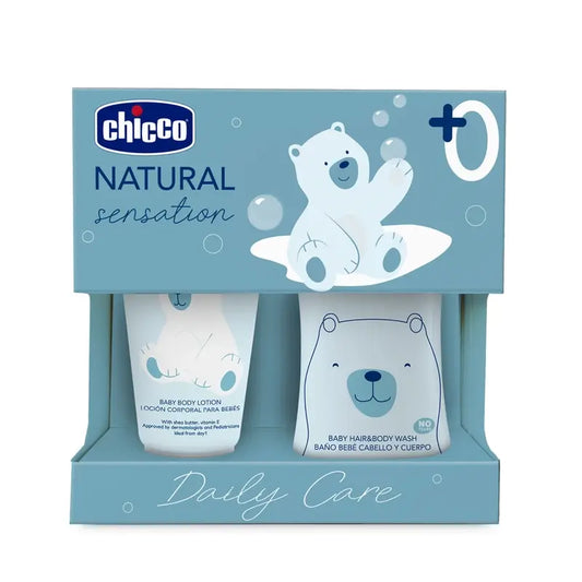 Ensemble toilette et crème Chicco Natural Sensation