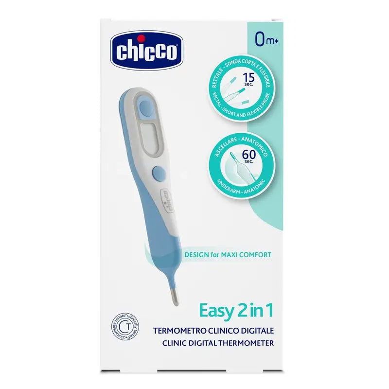 Chicco Thermomètre numérique pour bébé Easy 2 en 1