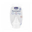 Chicco 2 Pack Silicone Teats Wide Mouth Flow Papilla +4 Months