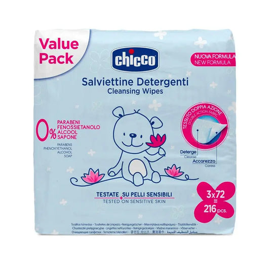 Chicco - Cleaning Wipes Tripack 3X72 Ud