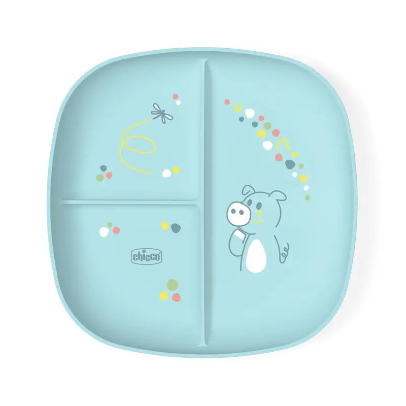 Chicco Plat avec compartiments 12M+ Bleu