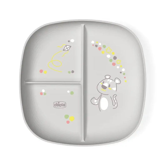 Chicco Plat avec compartiments 12M+ Gris