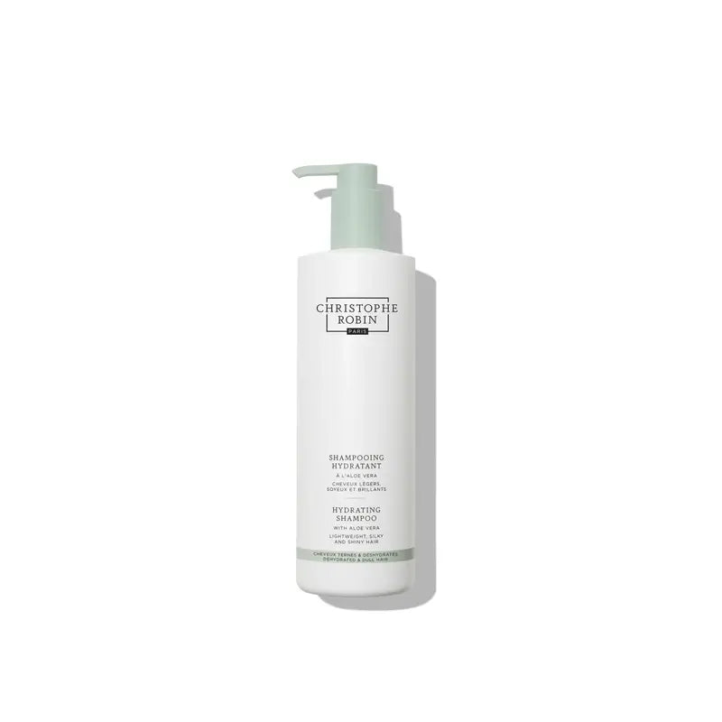 Christophe Robin Shampooing Hydratant à l'Aloe Vera , 500 ml