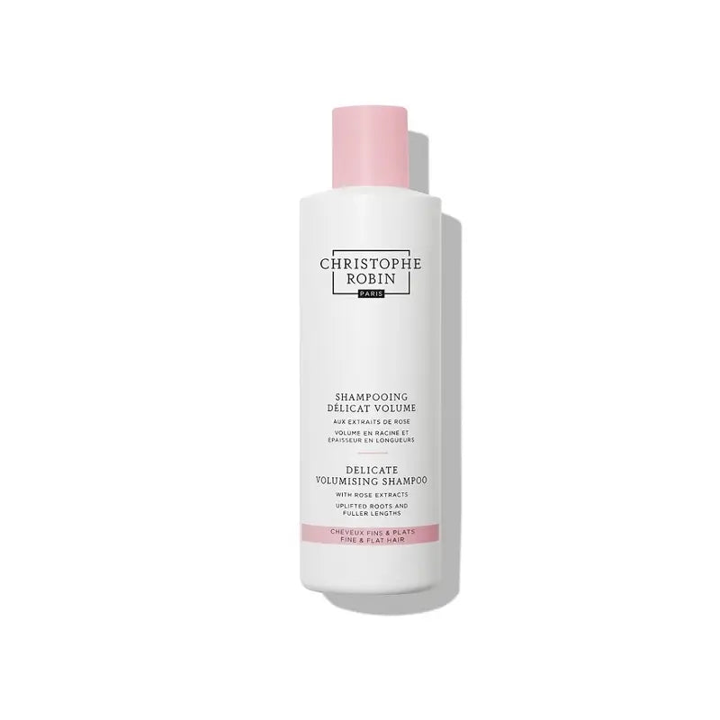 Christophe Robin Shampooing Volumateur Délicat aux Extraits de Rose, 250 ml