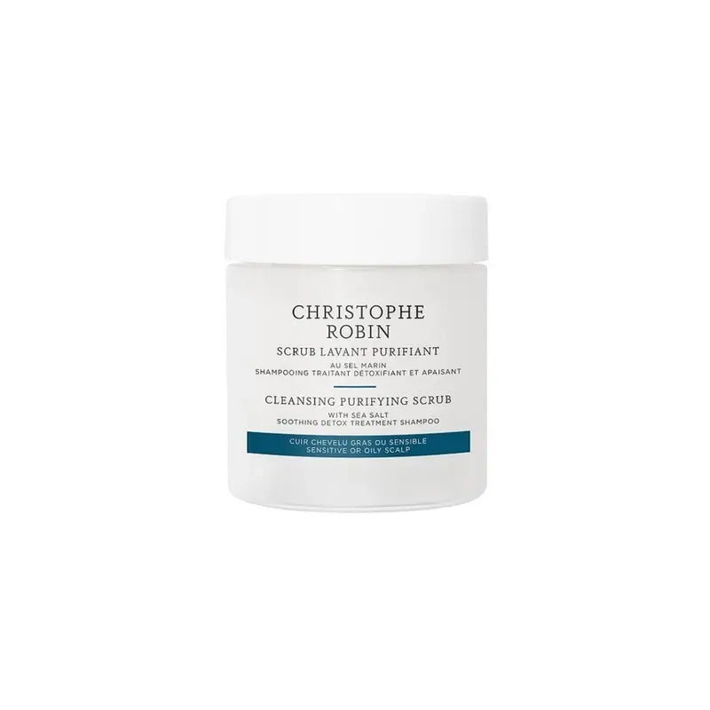 Christophe Robin Gommage Nettoyant Purifiant aux Sels Marins - Format Voyage, 75 ml