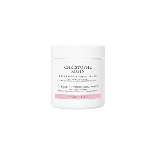 Christophe Robin Pâte Nettoyante Volumisante Pure aux Extraits de Rose - Format Voyage, 75 ml
