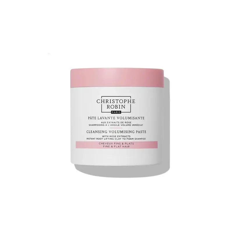 Christophe Robin Pâte Nettoyante Volumisante Pure aux Extraits de Rose, 250 ml