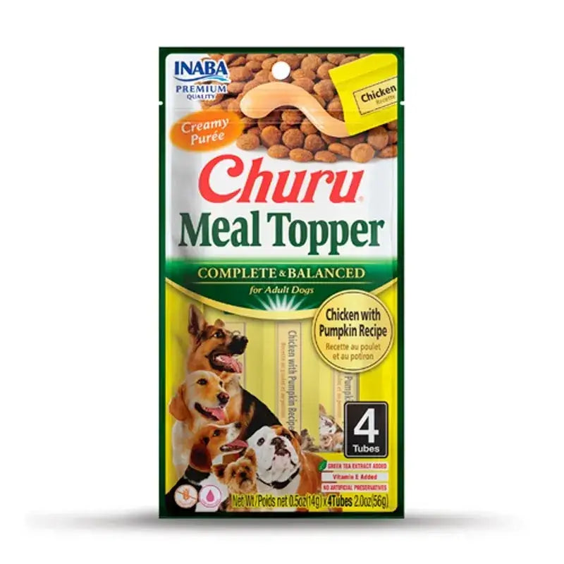 Churu Meal Topper Dog Topping – Chicken and Pumpkin Recipe, 12 x 56 g