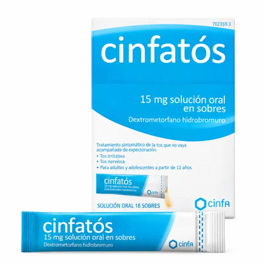Cinfatos 15 mg solution orale 18 sachets