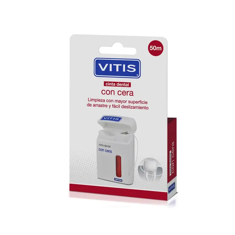VITIS Bande dentaire avec cire 50 M