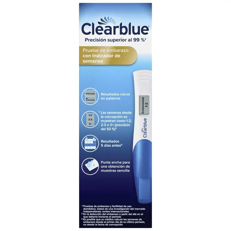 Clearblue Digital Pack Test de grossesse 1 test + test d'ovulation 10 bâtonnets