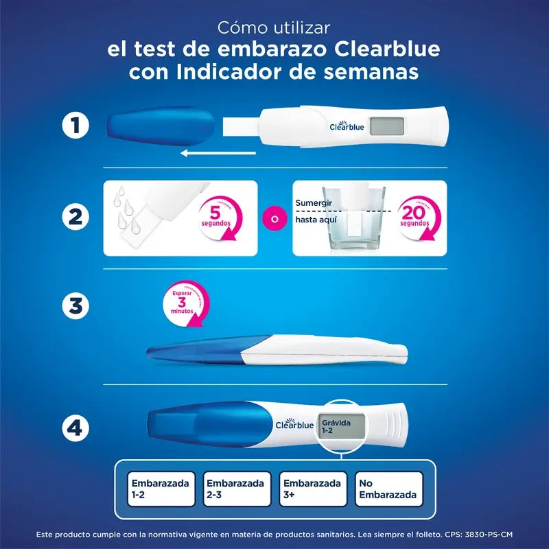 Clearblue Digital Pack Test de grossesse 1 test + test d'ovulation 10 bâtonnets