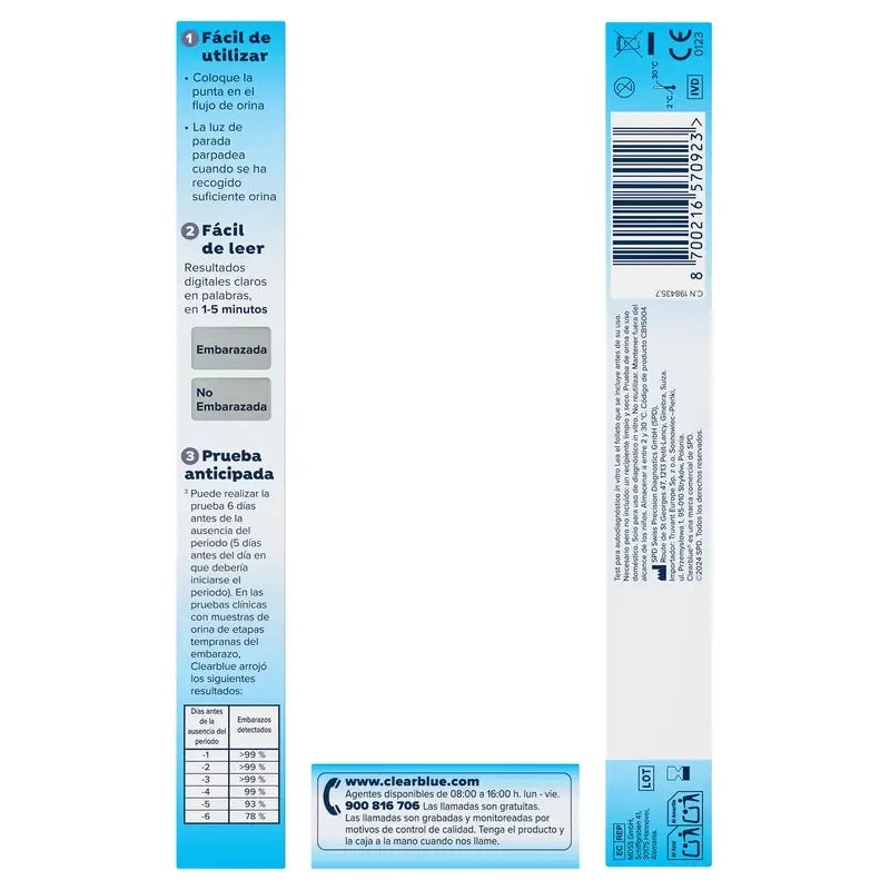 Clearblue Ultra Early Digital Pregnancy Test, 1 test numérique