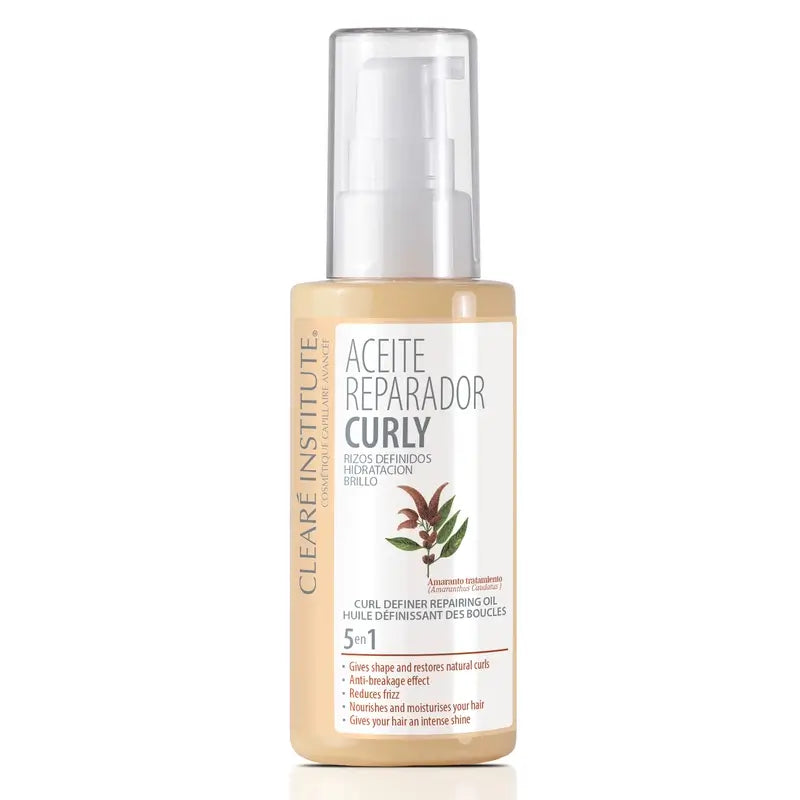Clearé Institute Curly Hair Curly Method Huile hydratante 50 Ml