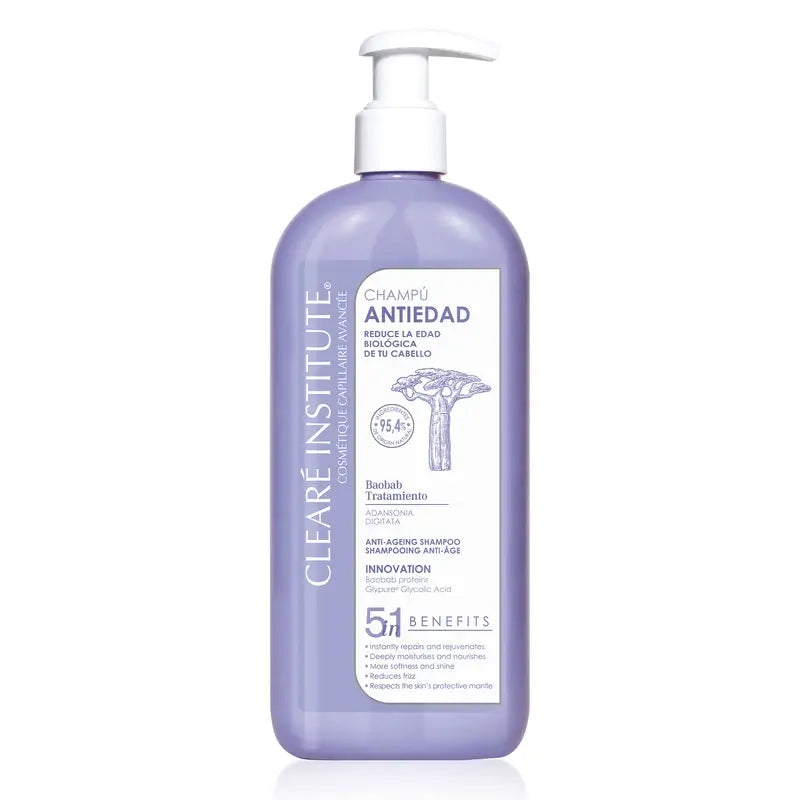 Clearé Institute Shampooing Redensifiant Anti-Age 400 Ml.