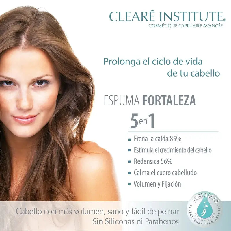 Clearé Institute Mousse anti-chute 150 Ml.